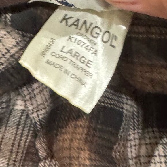 Kangol Cord Hudson Brown Corduroy Flat Cap Men’s Large - Picture 4 of 4